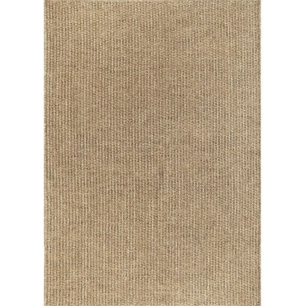 New 4x6 Natural Jute Rug, Washable Indoor Outdoor Boho Carpet for Home & Patio